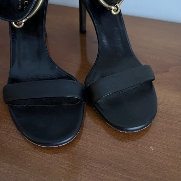 Gucci Ursula Horsebit Ankle Strap Heeled Sandals - Picture 6 of 9